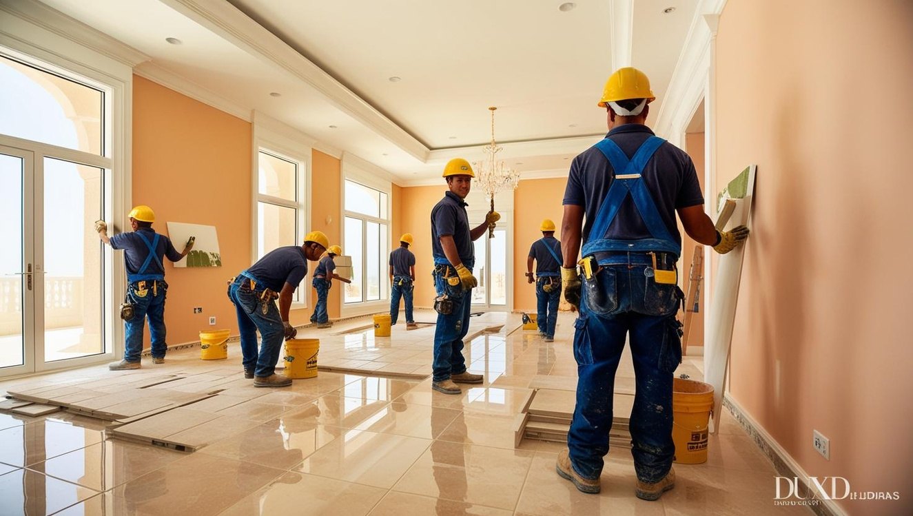 Interior renovation and office fit out work in Dubai
